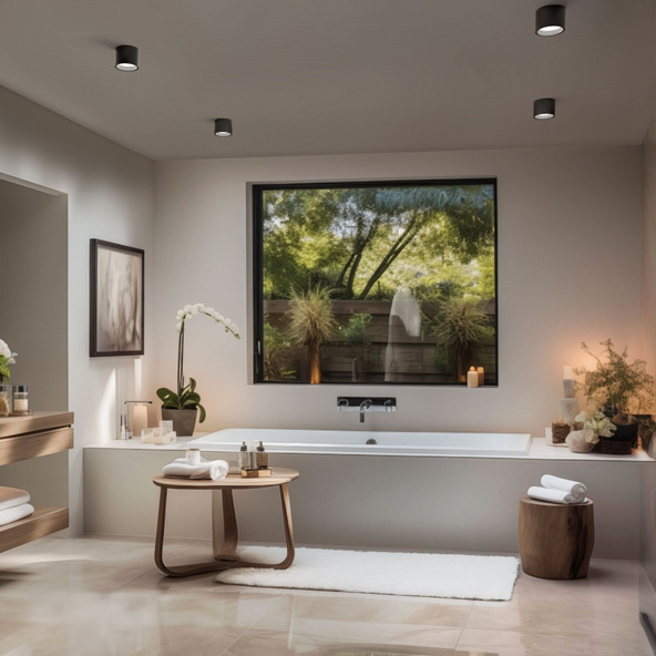 Oprawa oświetleniowa CHLOE AR111 natynkowa GU10 czarna