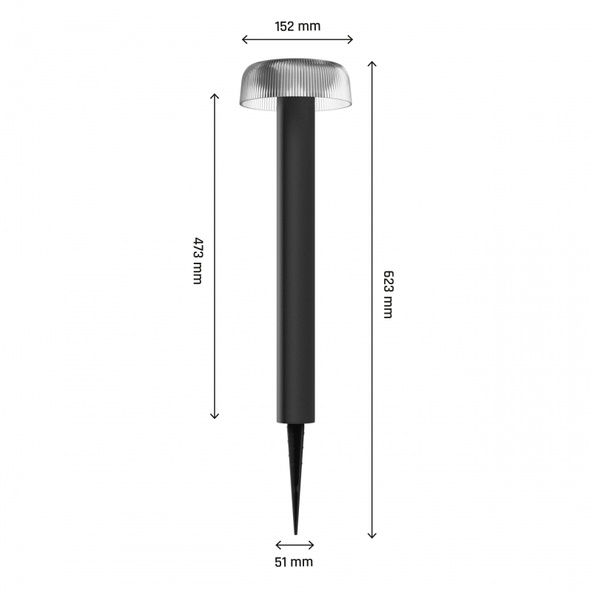 Oprawa oświetleniowa Solara Fungi 2.5W IP44 USB-C