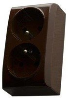 Ospel BIS Gniazdo podwójne z uziemieniem