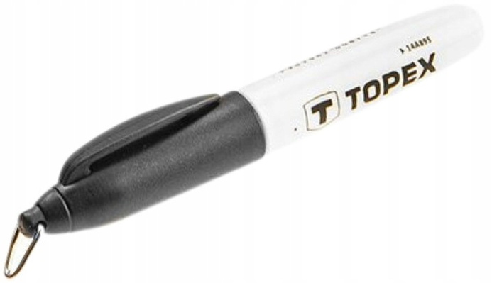 TOPEX Marker flamaster mini budowlany czarny permamentny