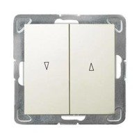 Ospel IMPRESJA ecru Łącznik żaluzjowy