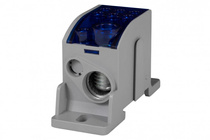 Blok rozdzielczy LKN 125A (1x35 / 1x16, 6x16) - niebieski Al/Cu