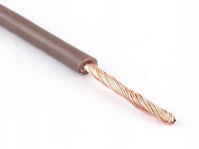 Przewód LGY4 H07V-K brązowy