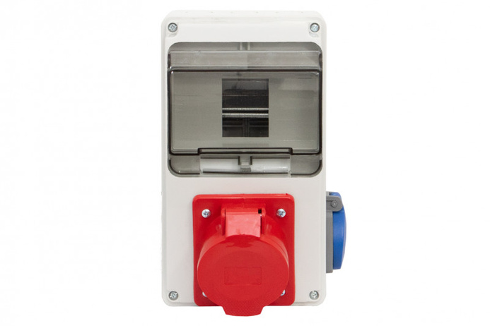 Rozdzielnica budowlana LAGO 6 modułów IP44 32A/5P, 230V (F3.0277)