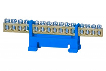 Listwa zerowa 15-modułowa niebieska