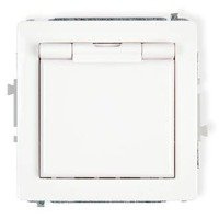 KARLIK DECO BIAŁY DGPB-1z Gniazdo hermetyczne IP44