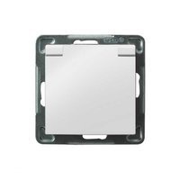 Ospel IMPRESJA biały Gniazdo bryzgoszczelne z/u IP44