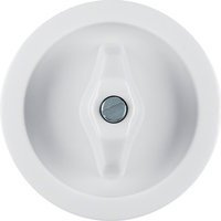 Serie 1930 Plakietka z pokrętłem do łącznika obrotowego, biały, połysk