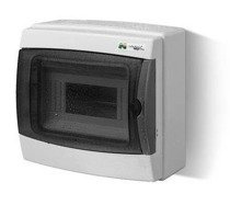 Rozdzielnia natynkowa 8 modułów drzwi dymne IP65