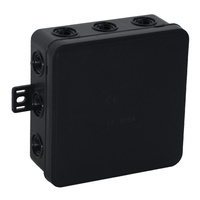 ViPlast puszka natynkowa czarna IP54 100x100x41 037-05