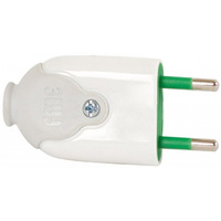 Wtyczka płaska włoska biała 80000