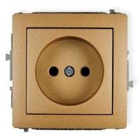 Karlik Deco Mechanizm gniazda pojedynczego bez uziemienia 2P