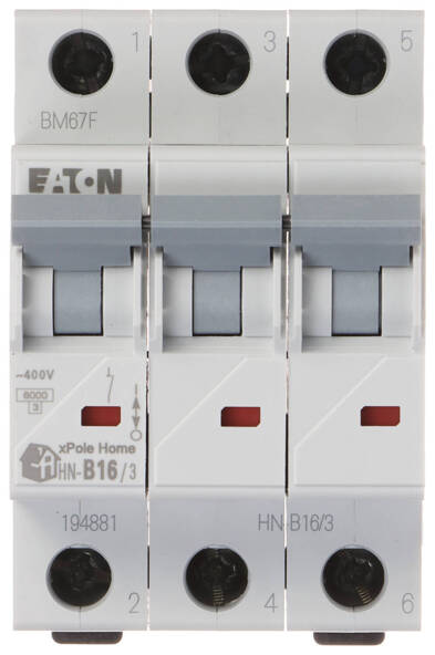 EATON Wyłącznik nadprądowy B16 3P 270408