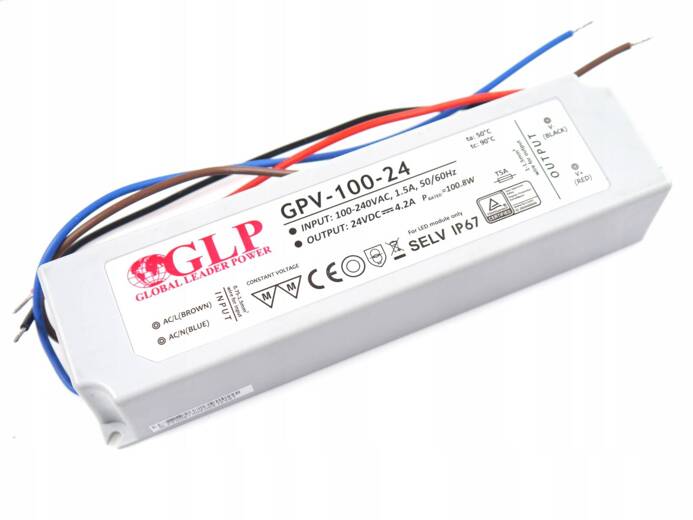 Zasilacz do led 100W 24V GPV-100-24 IP67